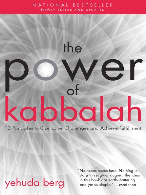 Title details for The Power of Kabbalah by Yehuda Berg - Available